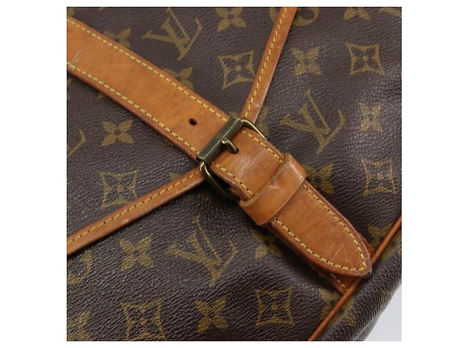 LOUIS VUITTON Borsa a Spalla Monogram Saumur 35 M42254 LV Auth 152126 Monogramma - vista 21
