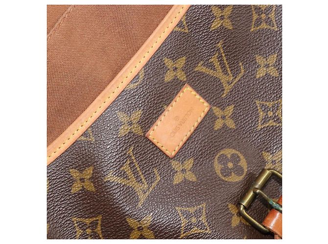 LOUIS VUITTON Borsa a Spalla Monogram Saumur 35 M42254 LV Auth 152126 Monogramma - vista 22