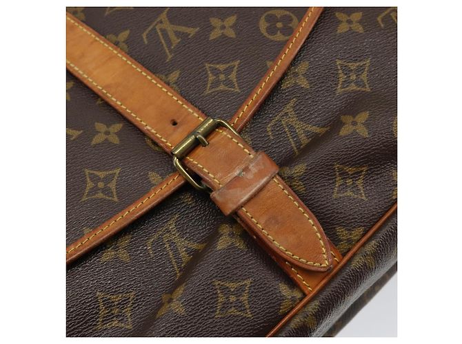 LOUIS VUITTON Borsa a Spalla Monogram Saumur 35 M42254 LV Auth 152126 Monogramma - vista 26