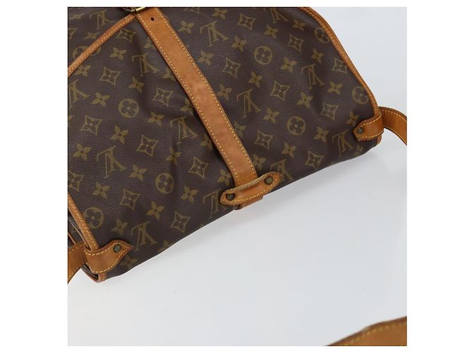 LOUIS VUITTON Borsa a Spalla Monogram Saumur 35 M42254 LV Auth 152126 Monogramma - vista 6