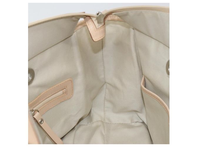 Burberry Tote Bag aus Leinwand in Elfenbein Silber authentisch hk3108 Roh - Ansicht 19