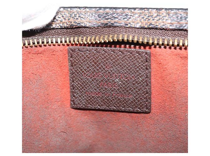 LOUIS VUITTON Pochette Marais Damier Ebene Pouch LV Auth 146456 - vista 17