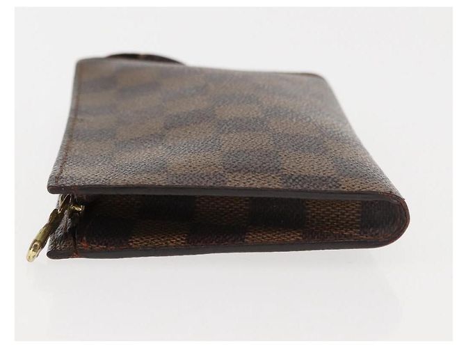 LOUIS VUITTON Pochette Marais Damier Ebene Pouch LV Auth 146456 - vista 4