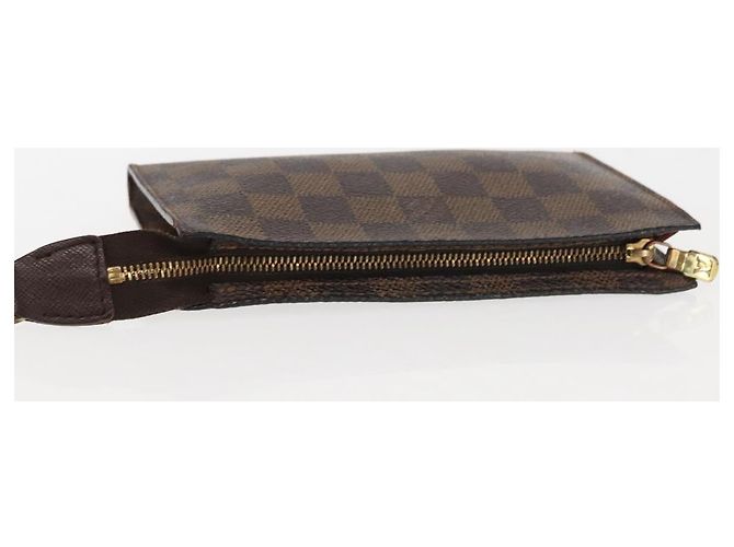 LOUIS VUITTON Pochette Marais Damier Ebene Pouch LV Auth 146456 - vista 5