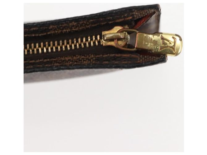 LOUIS VUITTON Pochette Marais Damier Ebene Pouch LV Auth 146456 - vista 9