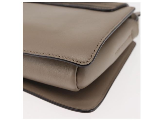 Chloé Borsa a Spalla Chloe Fay in Pelle Scamosciata Beige Oro Auth BA6627 D'oro - vista 17