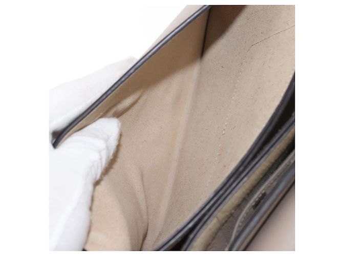 Chloé Borsa a Spalla Chloe Fay in Pelle Scamosciata Beige Oro Auth BA6627 D'oro - vista 22