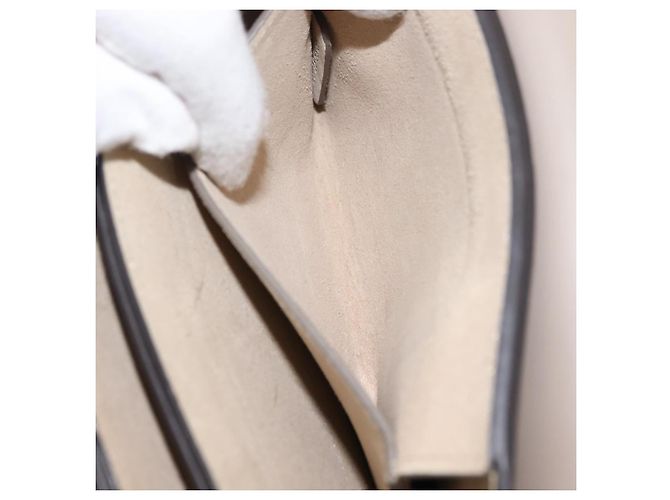 Chloé Borsa a Spalla Chloe Fay in Pelle Scamosciata Beige Oro Auth BA6627 D'oro - vista 24