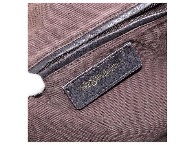 Borsa Boston Mini Easy in pelle dorata Auth BA6609 di SAINT LAURENT D'oro - vista 17