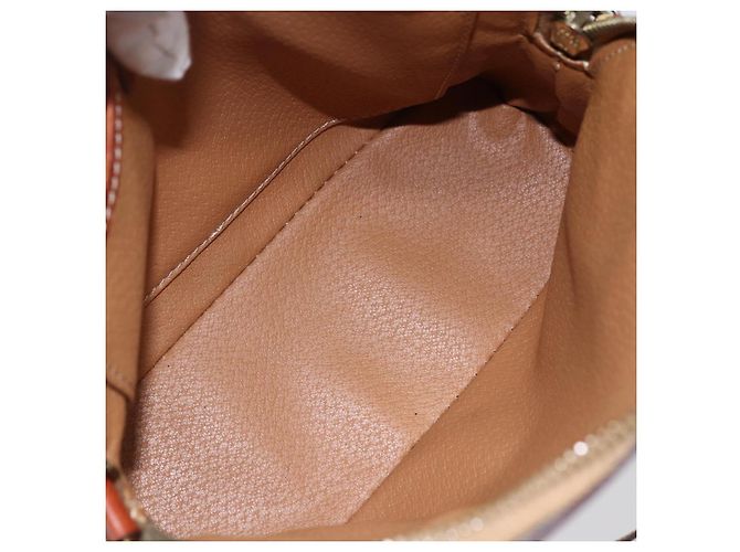 Céline Borsa a mano in tela Macadam CELINE in pelle PVC 2 in 1 marrone Auth BA6720 - vista 11