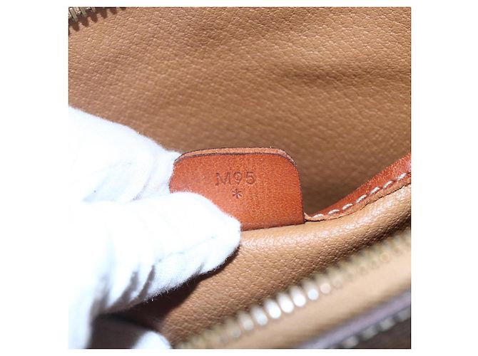Céline Borsa a mano in tela Macadam CELINE in pelle PVC 2 in 1 marrone Auth BA6720 - vista 12