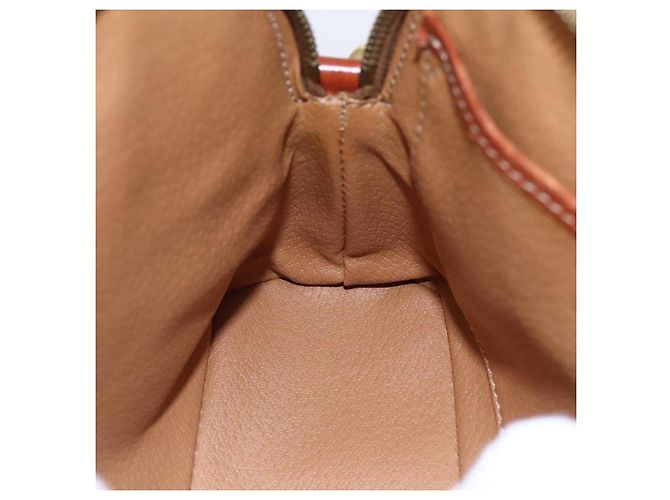 Céline Borsa a mano in tela Macadam CELINE in pelle PVC 2 in 1 marrone Auth BA6720 - vista 21