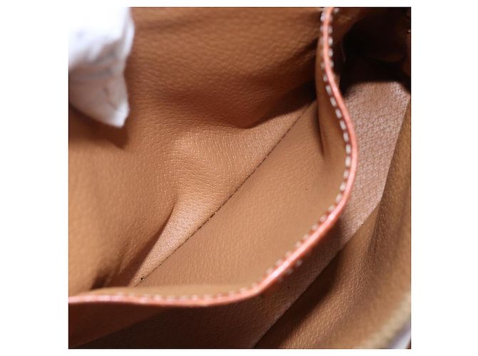 Céline Borsa a mano in tela Macadam CELINE in pelle PVC 2 in 1 marrone Auth BA6720 - vista 22