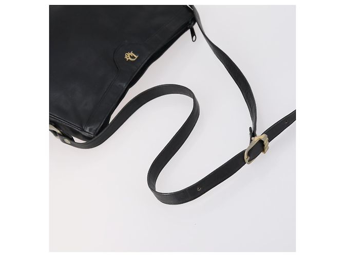 Borsa Honeycomb in pelle e nylon 4 pezzi Christian Dior Rosso Nero Blu Marino Auth bs29565 Blu navy - vista 15