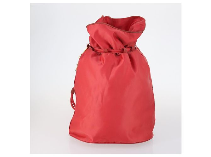 Borsa Honeycomb in pelle e nylon 4 pezzi Christian Dior Rosso Nero Blu Marino Auth bs29565 Blu navy - vista 2