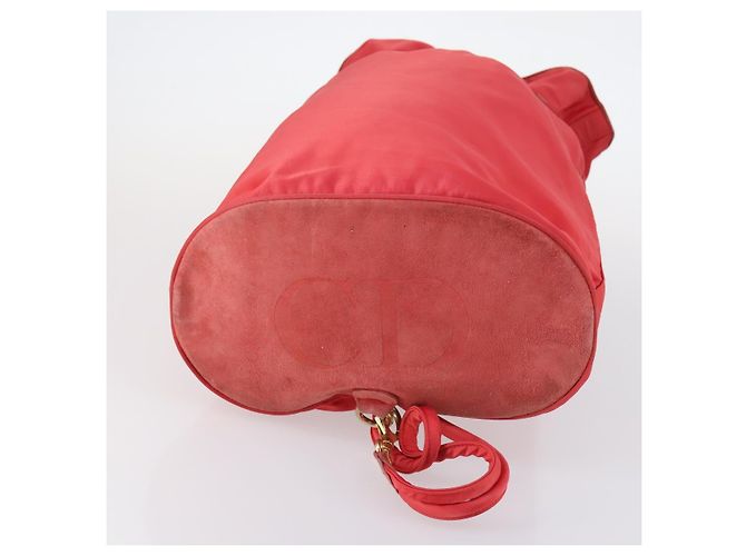 Borsa Honeycomb in pelle e nylon 4 pezzi Christian Dior Rosso Nero Blu Marino Auth bs29565 Blu navy - vista 6