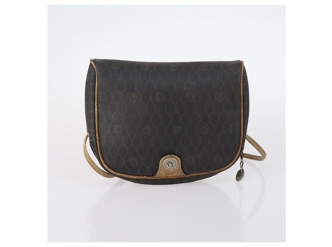 Borsa Honeycomb in pelle e nylon 4 pezzi Christian Dior Rosso Nero Blu Marino Auth bs29565 Blu navy - vista 8