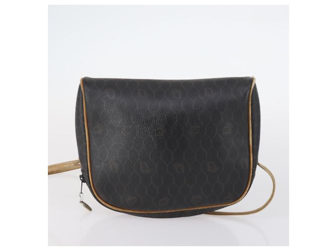 Borsa Honeycomb in pelle e nylon 4 pezzi Christian Dior Rosso Nero Blu Marino Auth bs29565 Blu navy - vista 9