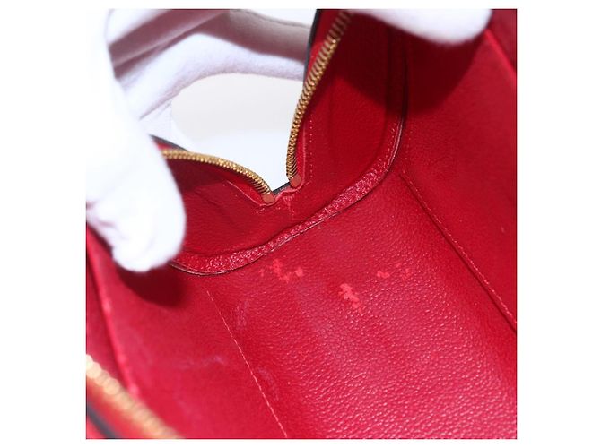 LOUIS VUITTON Pochette Dauphine MM Epi Rossa M48457 LV Auth 153510 Rosso - vista 10