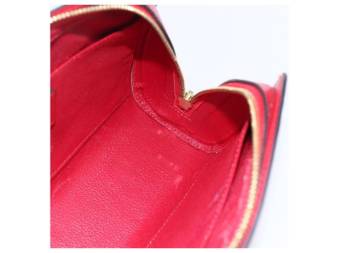 LOUIS VUITTON Pochette Dauphine MM Epi Rossa M48457 LV Auth 153510 Rosso - vista 18