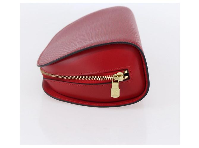 LOUIS VUITTON Pochette Dauphine MM Epi Rossa M48457 LV Auth 153510 Rosso - vista 3