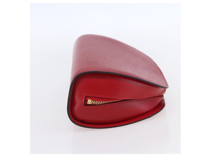 LOUIS VUITTON Pochette Dauphine MM Epi Rossa M48457 LV Auth 153510 Rosso - vista 4