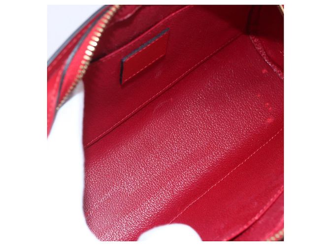 LOUIS VUITTON Pochette Dauphine MM Epi Rossa M48457 LV Auth 153510 Rosso - vista 9