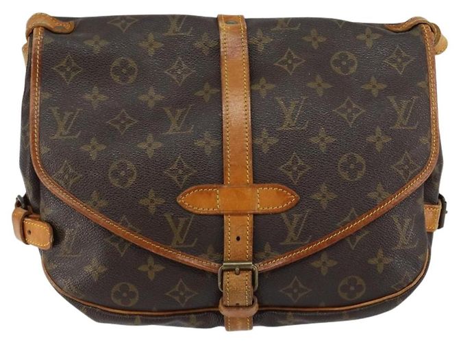 LOUIS VUITTON Borsa a Spalla Monogram Saumur 30 M42256 LV Auth ka110 Monogramma - vista 13