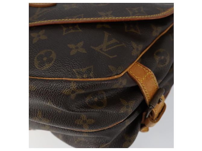 LOUIS VUITTON Borsa a Spalla Monogram Saumur 30 M42256 LV Auth ka110 Monogramma - vista 14