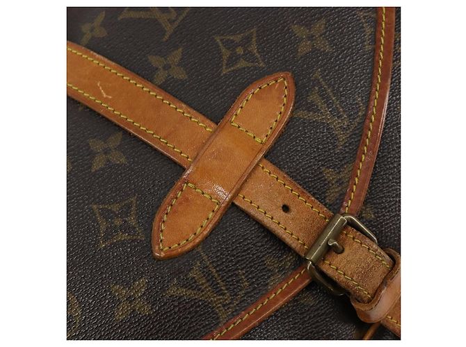 LOUIS VUITTON Borsa a Spalla Monogram Saumur 30 M42256 LV Auth ka110 Monogramma - vista 20
