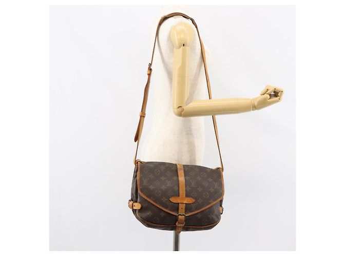 LOUIS VUITTON Borsa a Spalla Monogram Saumur 30 M42256 LV Auth ka110 Monogramma - vista 30