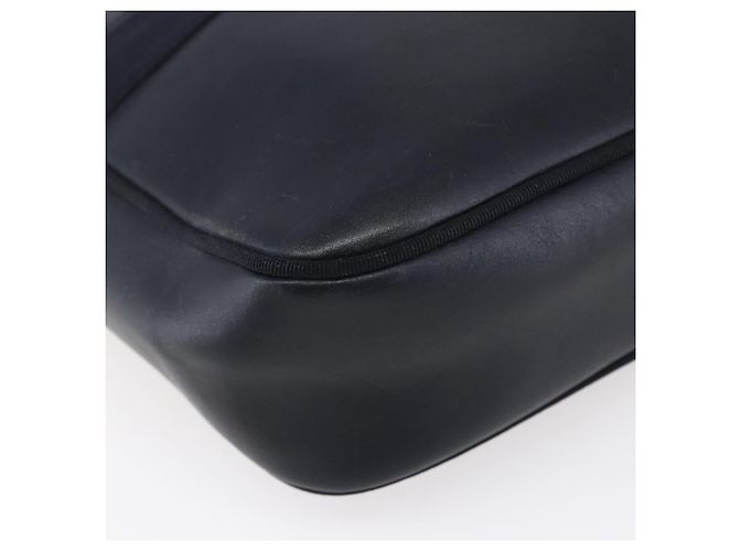 Borsa a Spalla Vala in Pelle Blu Navy e Oro Auth BA7981 di Salvatore Ferragamo D'oro - vista 14