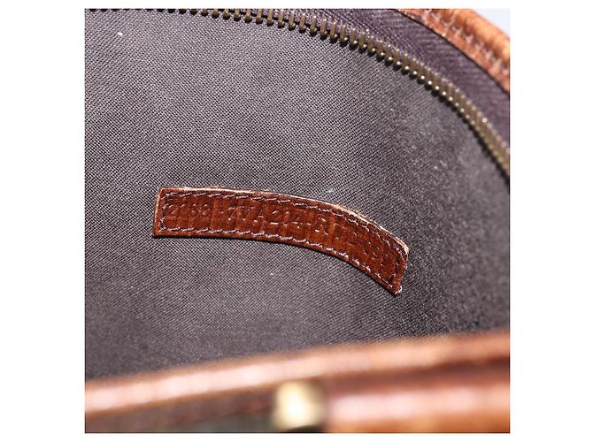 FENDI Zucca Canvas Shoulder Bag PVC Black Brown Auth am9623 - view 12