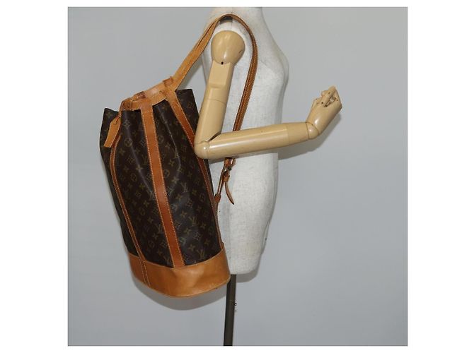 LOUIS VUITTON Borsa a Spalla Monogram Randonnee GM M42244 LV Auth 143570 Monogramma - vista 22