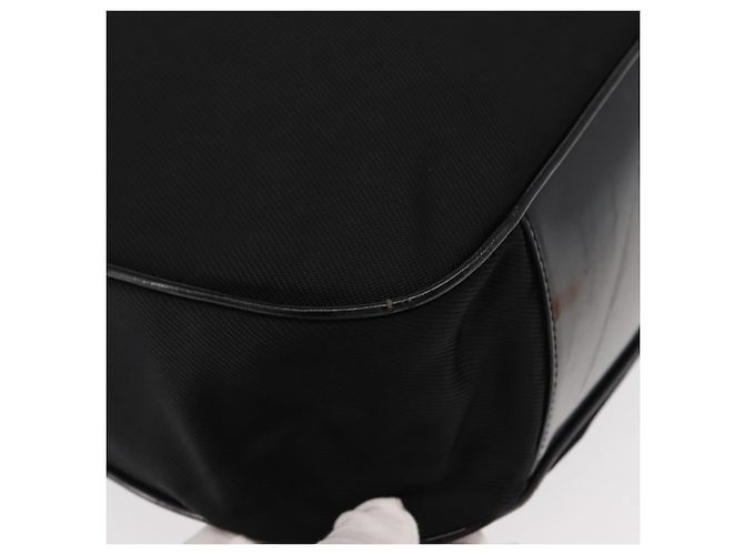 Borsa a mano in nylon Gucci Bamboo 2 vie nera argento 001 0166 1577 Auth BA5807 Nero - vista 15