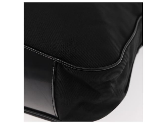 Borsa a mano in nylon Gucci Bamboo 2 vie nera argento 001 0166 1577 Auth BA5807 Nero - vista 16