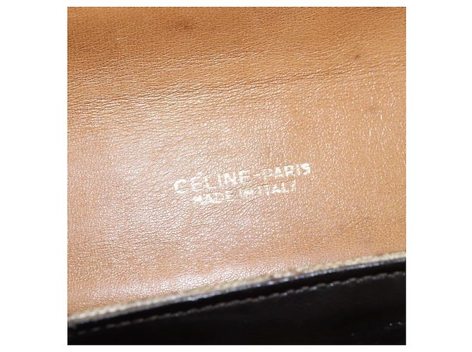 Céline Borsa a Spalla in Tela Macadam CELINE Beige Oro Auth 150067 D'oro - vista 18