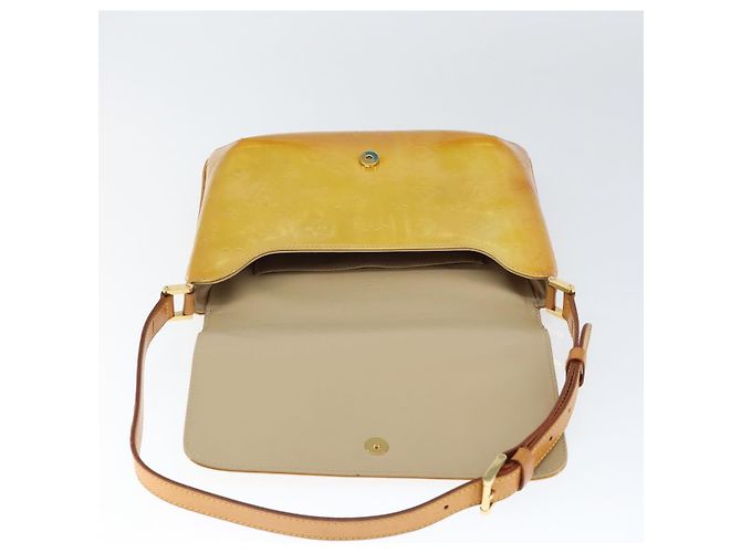 LOUIS VUITTON Borsa Thompson Street Monogram Vernis Beige M91301 LV Auth 149162 - vista 10