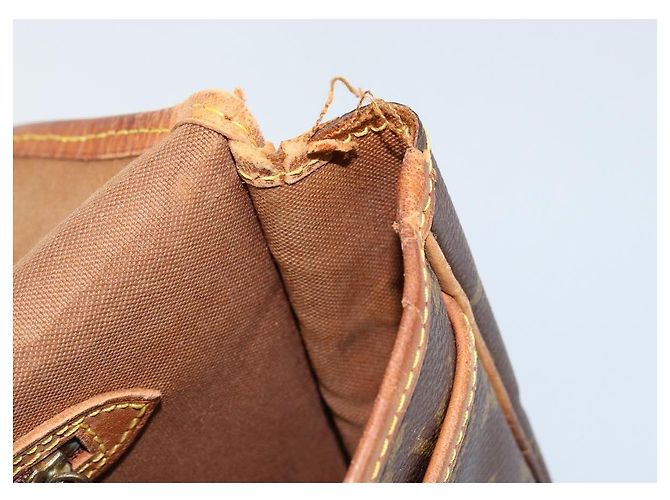 LOUIS VUITTON Monogram Gibeciere MM Borsa a Spalla M42247 LV Auth gh1024 Monogramma - vista 10