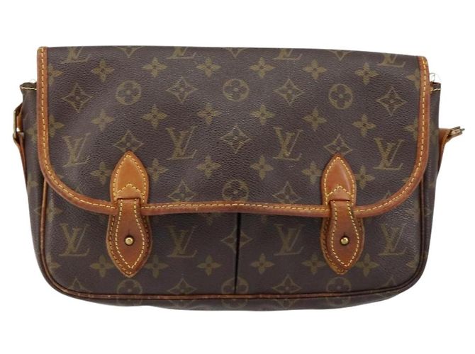 LOUIS VUITTON Monogram Gibeciere MM Borsa a Spalla M42247 LV Auth gh1024 Monogramma - vista 13