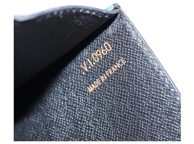 LOUIS VUITTON Clutch Art Déco Epi Blu M52635 LV Auth BA7217 - vista 12