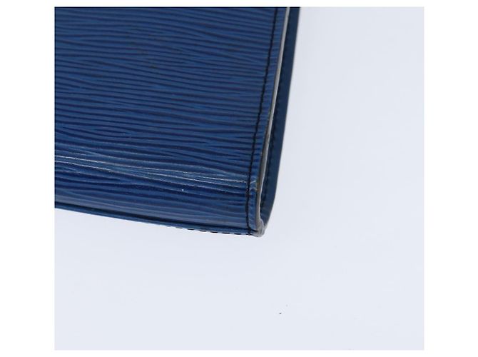 LOUIS VUITTON Clutch Art Déco Epi Blu M52635 LV Auth BA7217 - vista 16
