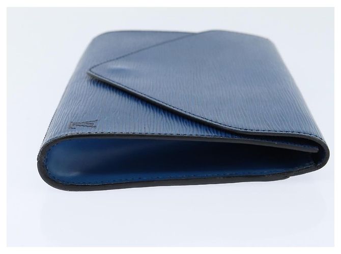 LOUIS VUITTON Clutch Art Déco Epi Blu M52635 LV Auth BA7217 - vista 4