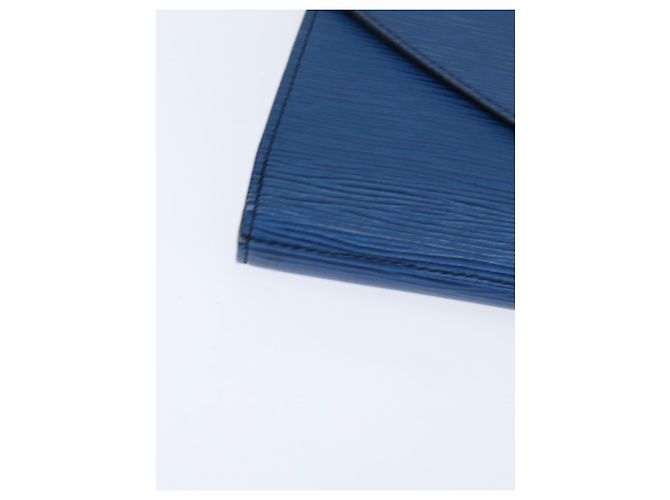 LOUIS VUITTON Clutch Art Déco Epi Blu M52635 LV Auth BA7217 - vista 7