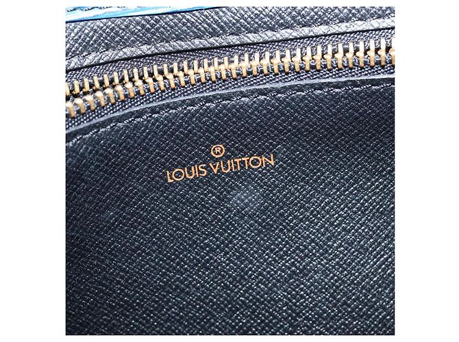 LOUIS VUITTON Clutch Art Déco Epi Blu M52635 LV Auth BA7217 - vista 9