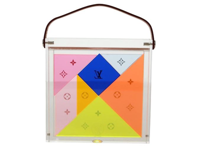 LOUIS VUITTON Puzzle Tangram Trasparente GI0480 LV Auth 136568M - vista 2