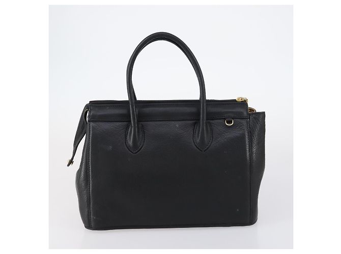 BALLY Borsa a Mano in Pelle 3 Set Nero Avorio Auth bs30280 Crudo - vista 10