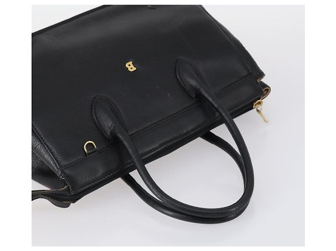 BALLY Borsa a Mano in Pelle 3 Set Nero Avorio Auth bs30280 Crudo - vista 12