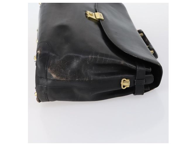 BALLY Borsa a Mano in Pelle 3 Set Nero Avorio Auth bs30280 Crudo - vista 4
