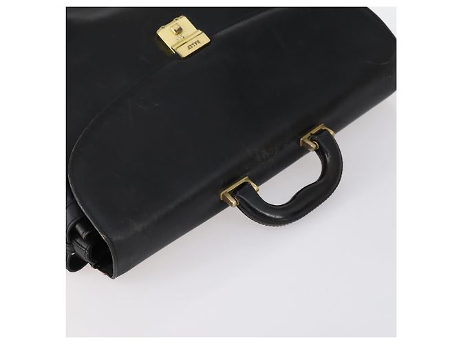 BALLY Borsa a Mano in Pelle 3 Set Nero Avorio Auth bs30280 Crudo - vista 5